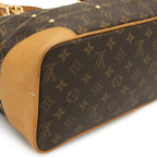 Louis Vuitton Monogram Rivet Tote Shoulder Bag Stitch — view 3