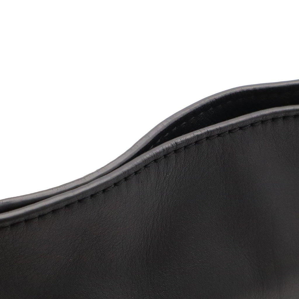 Loewe Flamenco Anagram Donut Chain Shoulder Bag Nappa Leather Black Gold — view 6