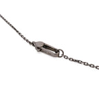 Gucci G Motif Cross Pendant Gunmetal Necklace — view 5
