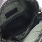 Chanel Sports Line CC Logo Shoulder Bag 2-Way Pouch Nylon Canvas Black Green — view 7