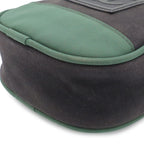 Chanel Sports Line CC Logo Shoulder Bag 2-Way Pouch Nylon Canvas Black Green — view 3