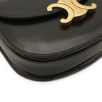 Celine Triomphe Mini Besace Clair Shoulder Bag Pochette Crossbody Calfskin — view 3