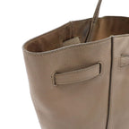 Celine Cabas Phantom Small Tote Shoulder Leather Greige — view 8