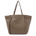 Celine Cabas Phantom Small Tote Shoulder Leather Greige