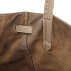 Celine Cabas Phantom Small Tote Shoulder Leather Greige — view 4