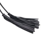 Gucci Bamboo Backpack Shoulder Bag Tassel Fringe Leather Black Silver — view 8
