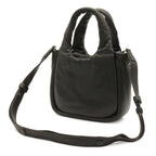 Prada Mini Bag 2-Way Crossbody Nappa Leather Nero Black Silver — view 2