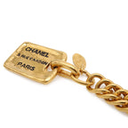 Chanel Cambon Line Medal Chain Belt Gold Plated Necklace — view 5