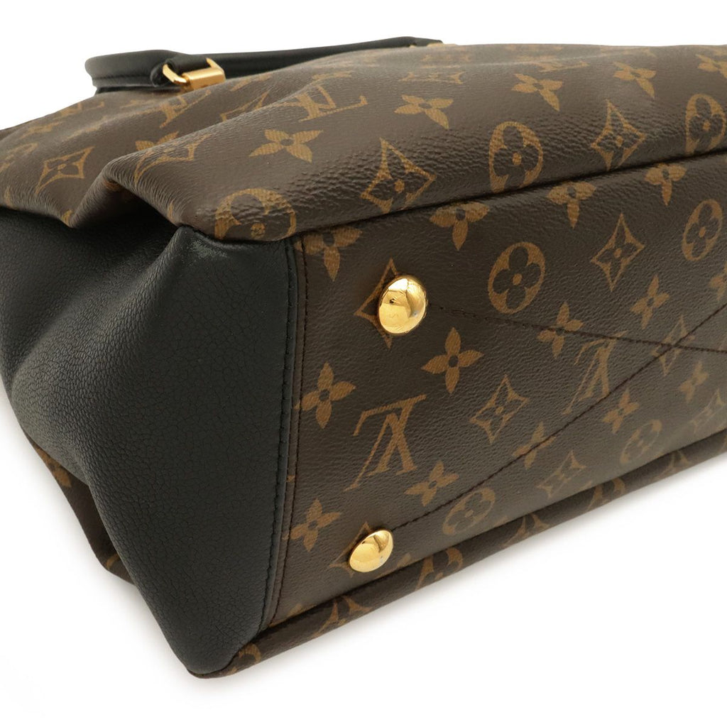 Louis Vuitton Monogram Pallas Tote 2-Way Shoulder Noir Black Gold — view 3