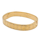 Louis Vuitton Rigid Bracelet Nanogram Strass Bangle Gold — view 2