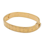 Louis Vuitton Rigid Bracelet Nanogram Strass Bangle Gold