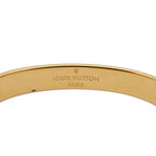 Louis Vuitton Rigid Bracelet Nanogram Strass Bangle Gold — view 6