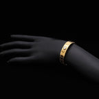 Louis Vuitton Rigid Bracelet Nanogram Strass Bangle Gold — view 7