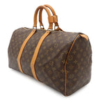 Louis Vuitton Monogram Keepall 45 Boston Bag Purse — view 2