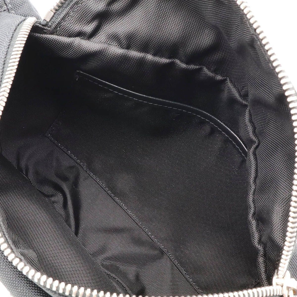 Celine Medium Trekking Belt Bag Logo Crossbody Nylon Black White — view 7