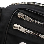 Celine Medium Trekking Belt Bag Logo Crossbody Nylon Black White — view 5