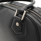 Louis Vuitton Epi Bowling Montaigne PM Mini Boston Bag Leather Noir Black — view 5