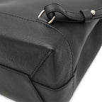 Louis Vuitton Lockme Backpack Turnlock Calfskin Noir Black Silver — view 3