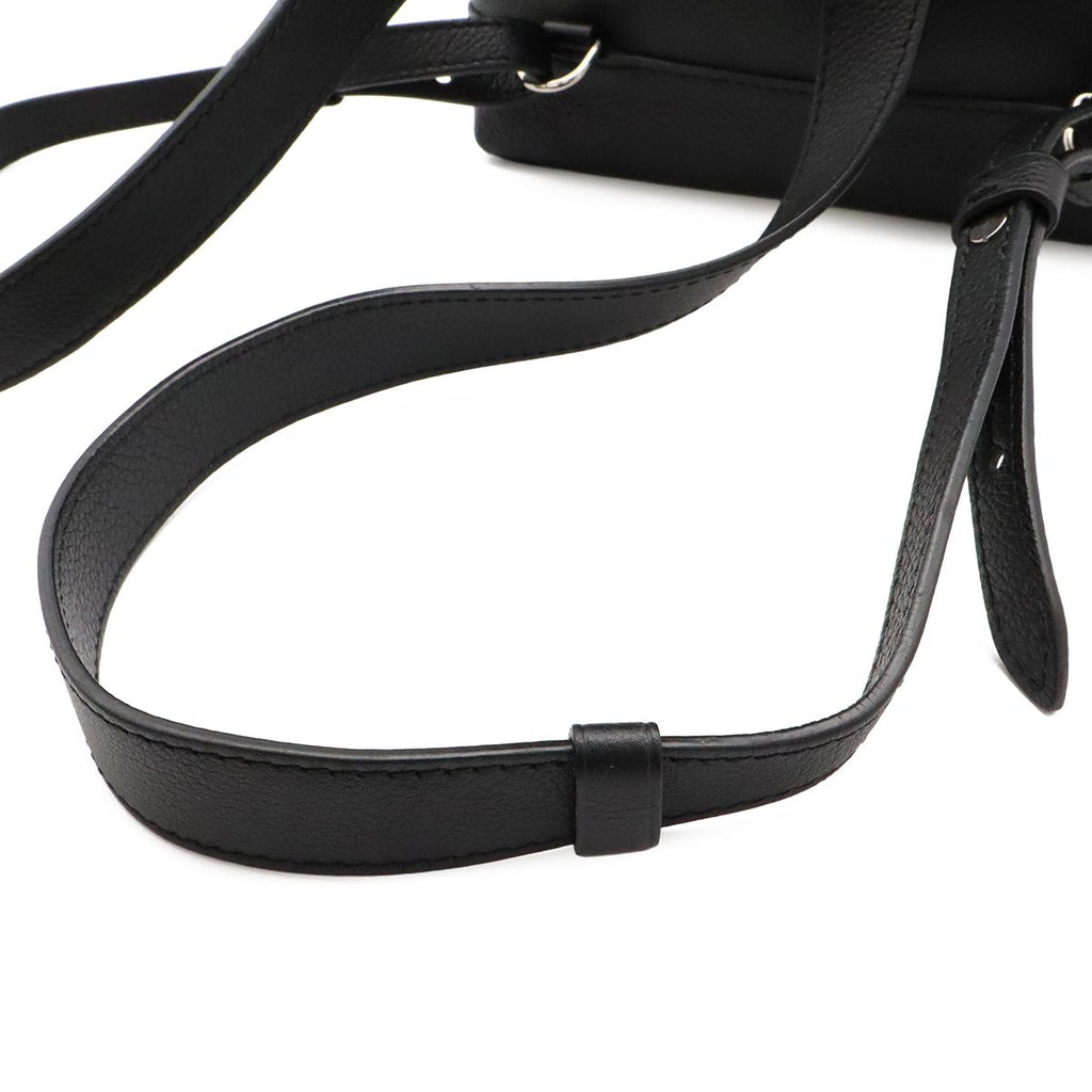 Louis Vuitton Lockme Backpack Turnlock Calfskin Noir Black Silver — view 5