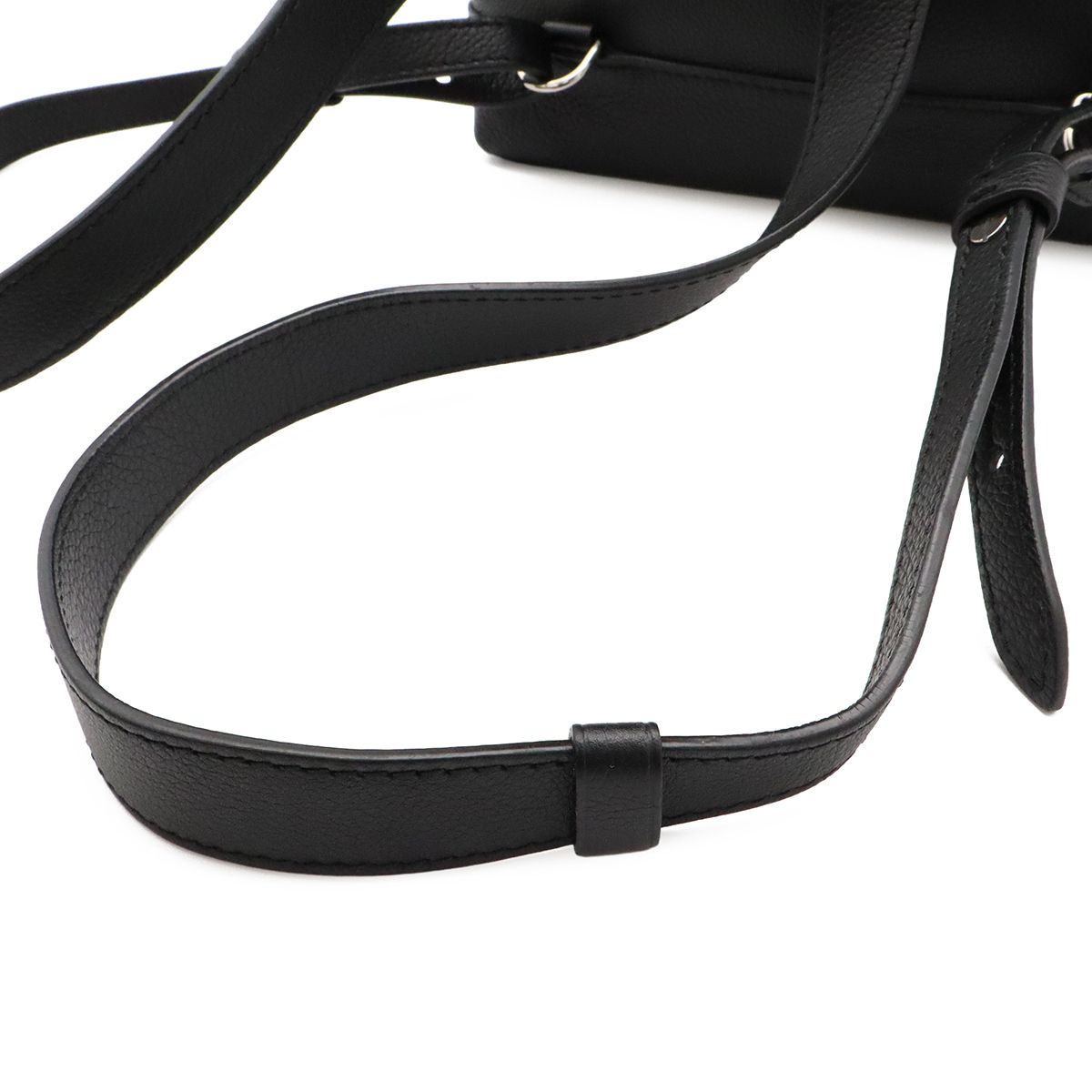 Louis Vuitton Lockme Backpack Turnlock Calfskin Noir Black Silver — view 5