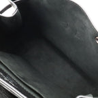 Louis Vuitton Lockme Backpack Turnlock Calfskin Noir Black Silver — view 8