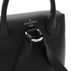 Louis Vuitton Lockme Backpack Turnlock Calfskin Noir Black Silver — view 6