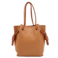 Loewe Flamenco Knot Tote Small Shoulder Calfskin Brown