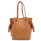 Loewe Flamenco Knot Tote Small Shoulder Calfskin Brown