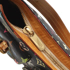 Louis Vuitton Monogram Multicolor Lodge PM Shoulder Bag Noir Black — view 5