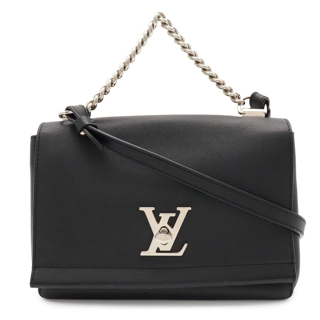 Louis Vuitton Lockme II 2 BB Shoulder Bag 2-Way Chain Handle Noir Black