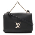 Louis Vuitton Lockme II 2 BB Shoulder Bag 2-Way Chain Handle Noir Black