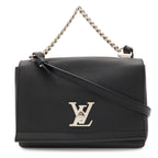 Louis Vuitton Lockme II 2 BB Shoulder Bag 2-Way Chain Handle Noir Black