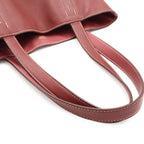 Hermes Double Sens 28 Tote Reversible Veau Sikkim Leather Rouge Ash — view 4