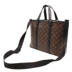 Louis Vuitton Monogram Macassar Weekend Tote PM 2-Way Shoulder Bag — view 2