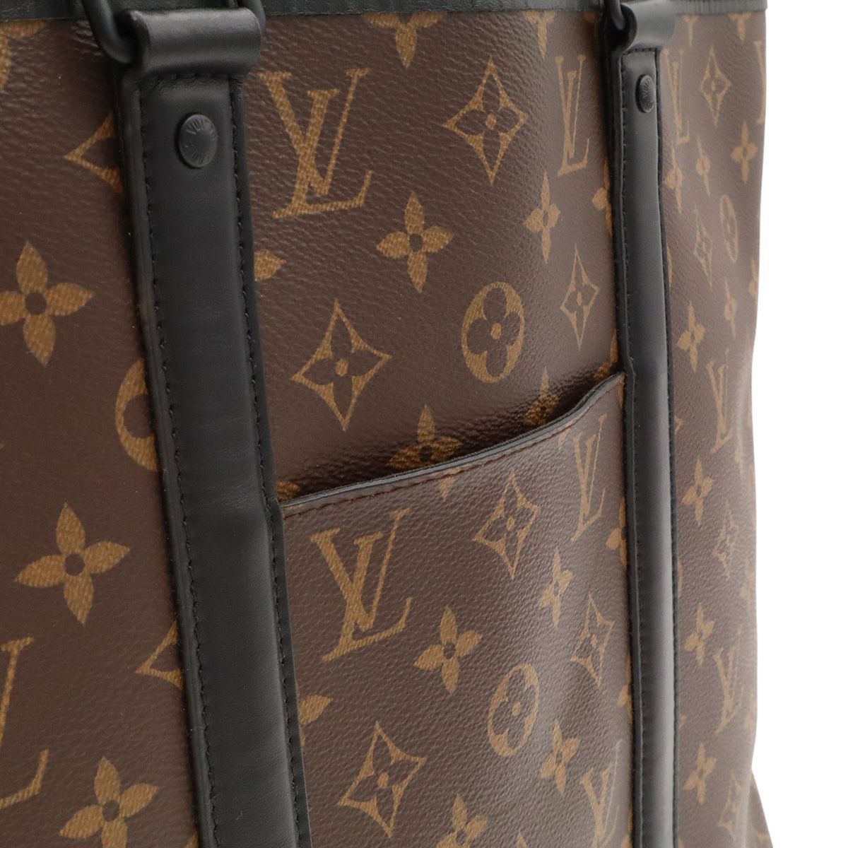 Louis Vuitton Monogram Macassar Weekend Tote PM 2-Way Shoulder Bag — view 6