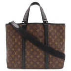 Louis Vuitton Monogram Macassar Weekend Tote PM 2-Way Shoulder Bag