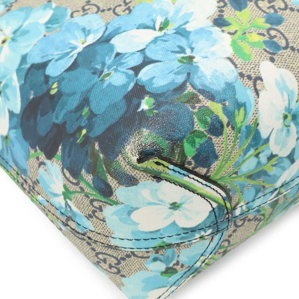 Gucci GG Blooms Supreme Reversible Tote Shoulder Bag Floral Pattern Flower — view 3