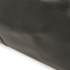 Louis Vuitton Epi Keepall 55 Boston Bag Purse Leather Noir Black — view 4