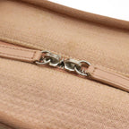 Chanel Deauville Bowling Bag 2-Way Chain Canvas Pink Silver — view 7