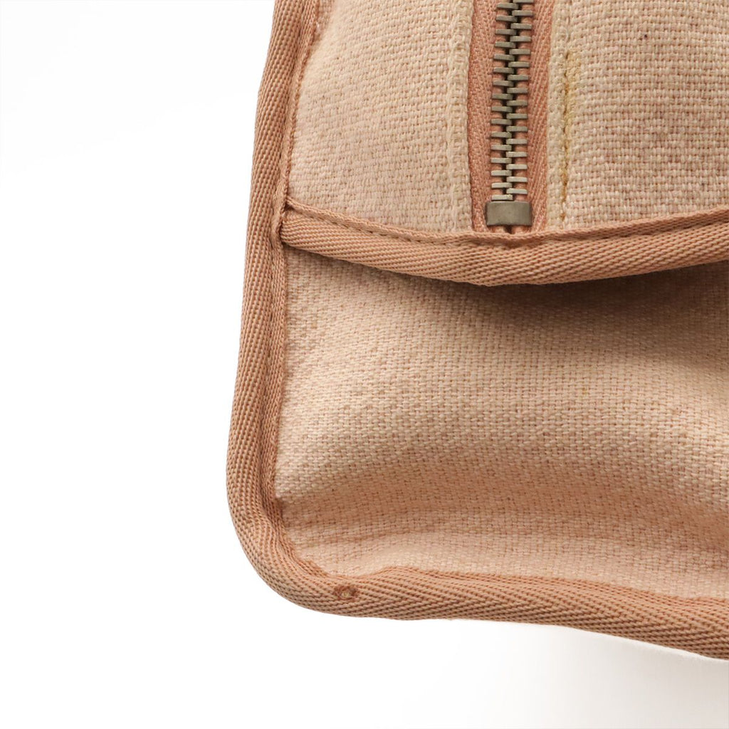 Chanel Deauville Bowling Bag 2-Way Chain Canvas Pink Silver — view 4