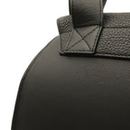Loewe Drawstring Backpack Anagram Calfskin Leather Black Silver — view 4