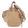 Loewe Hammock Small 2-Way Shoulder Bag Crossbody Leather Greige Gold