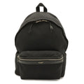 Saint Laurent Paris YSL Backpack Canvas Leather Black