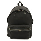 Saint Laurent Paris YSL Backpack Canvas Leather Black