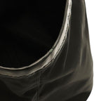 Prada Tote Shoulder Bag Nylon Leather Nero Black Silver — view 4
