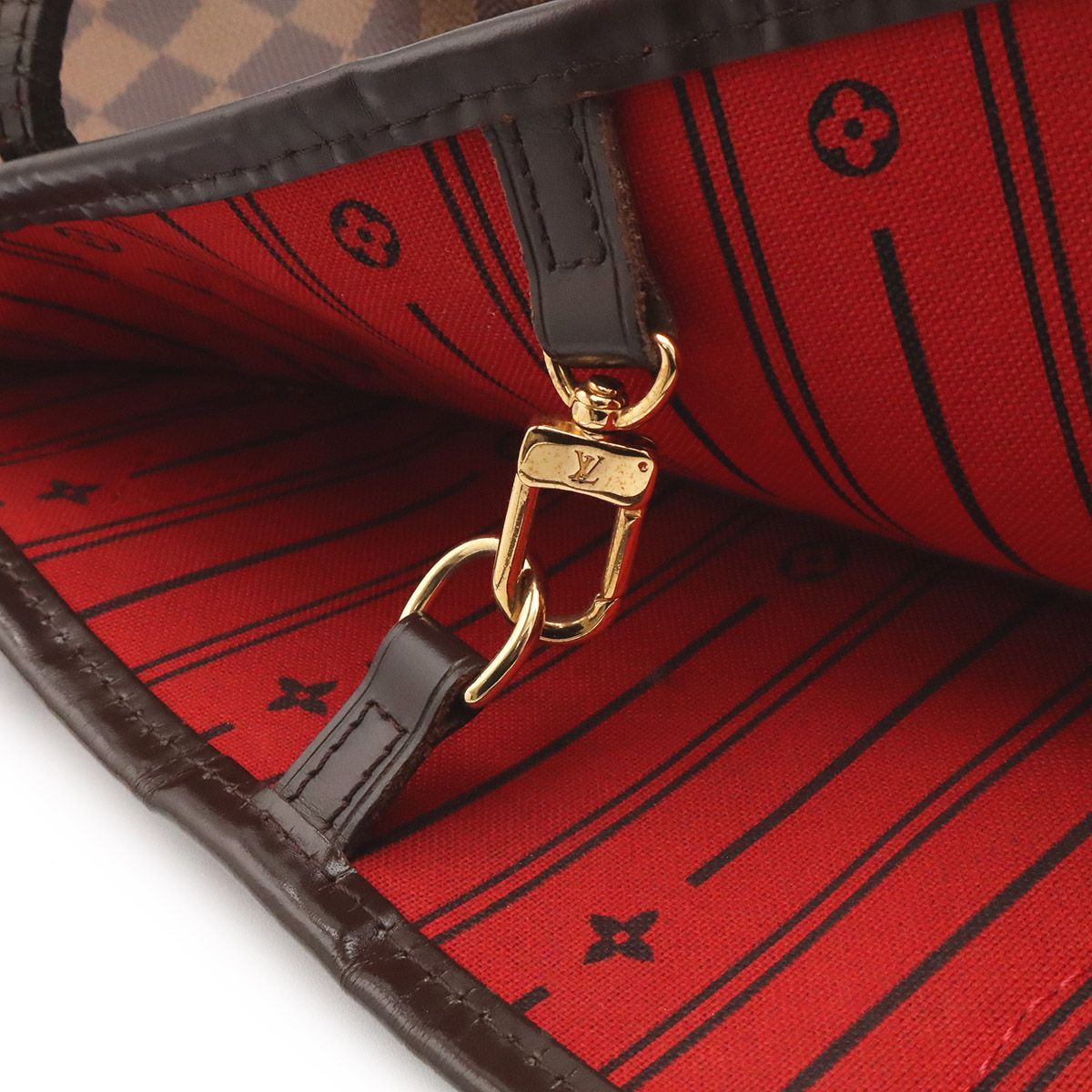 Louis Vuitton Damier Neverfull MM Tote Shoulder Bag — view 7