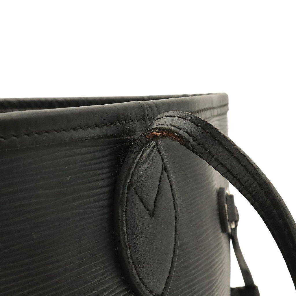 Louis Vuitton Epi Neverfull MM Tote Shoulder Bag Leather Noir Black — view 6