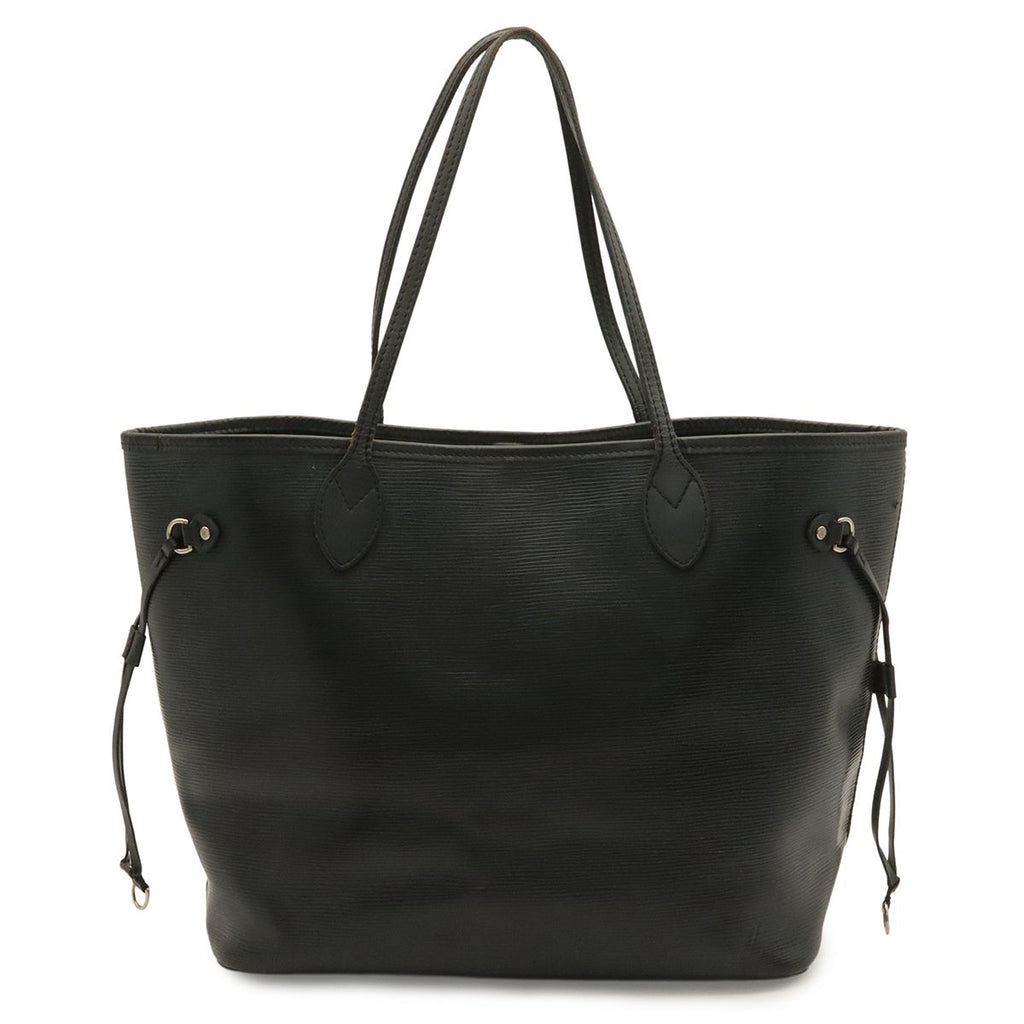 Louis Vuitton Epi Neverfull MM Tote Shoulder Bag Leather Noir Black
