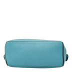 Loewe Puzzle Mini Crossbody Shoulder Bag 2-Way Light Blue Leather — view 3