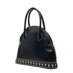 Saint Laurent Cutout 2-Way Shoulder Bag Navy Leather — view 2